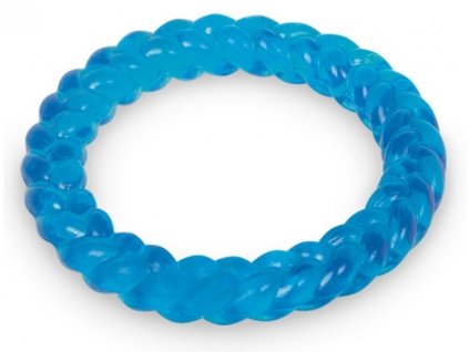 Plávajúca hračka pre psov z odolnej TRP gumy Nobby Kruh 14,5cm modrý