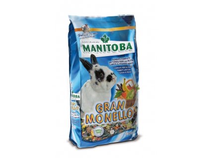 Krmivo pre zakrslé králiky a zajace Manitoba Gran Monello 1kg