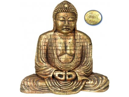 Kvalitná dekorácia do všetkých typov akvárií Nobby Buddha - Buddha zlatý 15,5x9,6x15,4cm