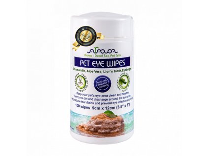 Kvalitné hypoalergénne utierky pre zvieratá s citlivými očami Arava Pet Eye Wipes 100ks