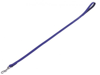 Krátke vodidlo pre psy vo fialovej farbe s dĺžkou 1m Nobby Velours S-M 1m