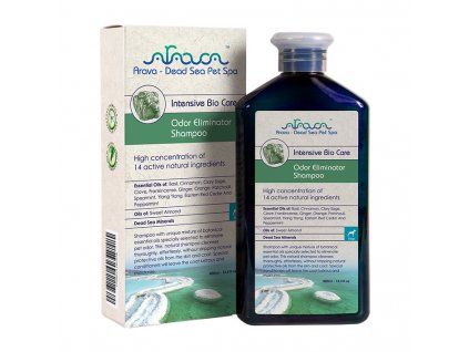 Prémiový šampón na odstránenie zápachu srsti pre psov Arava Odor Eliminator Shampoo 400ml