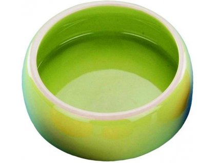 Keramická miska pre psy a hlodavce na vodu a krmivo v zelenej farbe 500ml