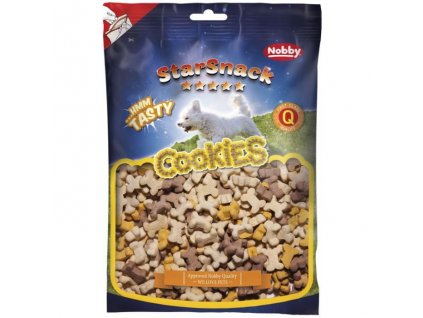 Pochúťka pre malé a stredné plemená psov chrumkavé maškrty Nobby Cookies Puppy 500g
