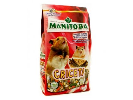 Kvalitné krmivo s ovocím pre škrečky a hlodavce Manitoba Criceti 1kg