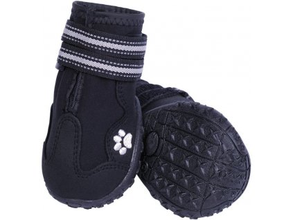 Topánky pre psy s protišmykovou podrážkou vo veľkosti L Nobby Runners 2ks v čiernej farbe