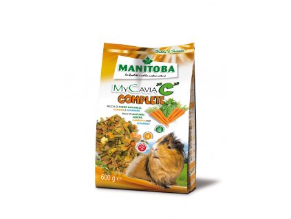 Kvalitné krmivo pre morčatá s extra vitamínom C Manitoba My Cavia C Complete 600g