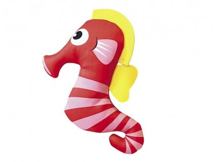 Zábavná hračka pre psov do vody z neoprénu s integrovaným pískatkom Nobby Floating Morský koník 19cm