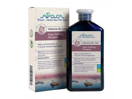 Jemný bylinný šampón pre psov na ľahké rozčesávanie srsti Arava Easy Combing Shampoo 400ml