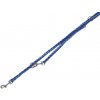 Nastaviteľné pletené nylonové vodítko pre silných psov Nobby Corda L-XL 200cm modrá