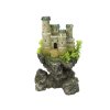 Kvalitná dekorácia do všetkých typov akvárií Nobby Castle - hrad s rastlinami 12,5x10,5x19cm