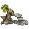 Kvalitná dekorácia do všetkých typov akvárií Nobby Bonsai - Bonsai na kameni 19x9x13cm