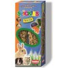 Lahodné doplnkové krmivo pre králiky a ďalšie hlodavce Nobby Starsnack Stickies Vegi 2x56g