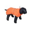 Nastaviteľný pršiplásť pre psy Nobby Antek 48cm s reflexnými pruhmi oranžová