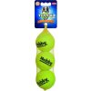 Hračka pre stredných psov tennisová lopta s povrchom šetrným pre zuby s pískatkom od Nobby 3ks