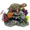 Kvalitná dekorácia do všetkých typov akvárií Nobby Korytnačka na kameni 13,5cm