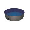 Kvalitný bazén pre psov s obalom na zakrytie Nobby Dog Pool Cover M Ø120x30cm sivá/modrá