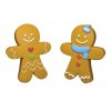 Vianočná hračka pre psy s pískatkom z latexu Nobby Gingerbread Man 6ks o dĺžke 20cm