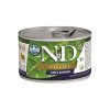 Farmina N&D PRIME konzerva 140 g: jahňacie a čučoriedky bez obilia pre dospelé malé psy