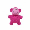 Latexová opica Nobby 13,5 cm: zábavná plná hračka na žuvanie pre šteniatka s pískatkom