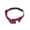 Nylonový obojok pre psa pre obvod krku 25-35cm Nobby Soft Grip XS-S vo farbe fuchsia