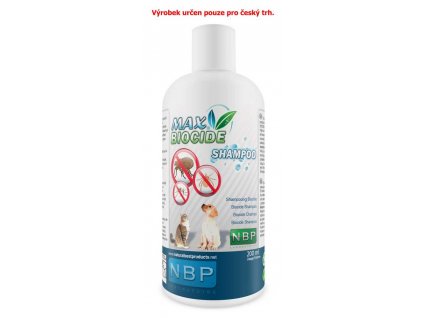 168230 max biocide shampoo 200ml antipar sampon cz 13426