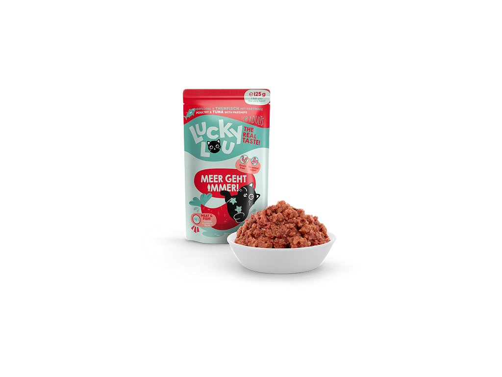 Lucky Lou Lifestage Adult s drůbežím masem a tuňákem 125 g