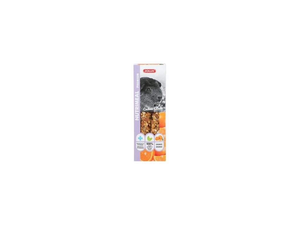 Pochoutka NUTRIMEAL STICK pomeranč pro morčata 115g