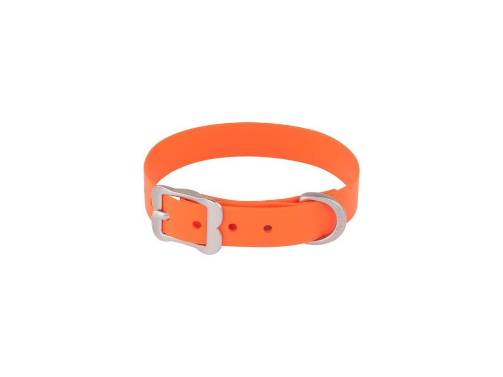 Obojek Red Dingo Vivid 12 mm x 20-25 cm - Oranžová