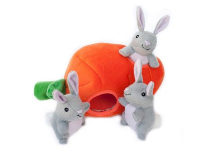 ZippyPaws Burrow - Králíci v mrkvi