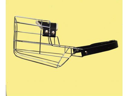 Náhubek kovový Kolie,Baset,Bel.ovčák - pes, chrom 950 x 125 x 125 mm