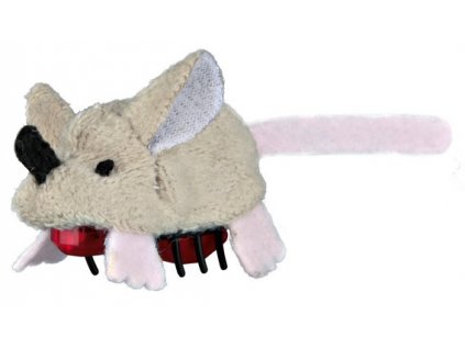 Plyšová běhací myš na baterie 5,5 cm