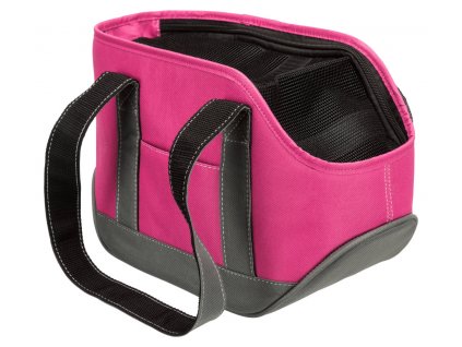 Transportní taška Alea, mini plemena, 16x20x30, růžová/šedá