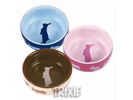 Keramická miska pro králíky barevná 250 ml/11 cm