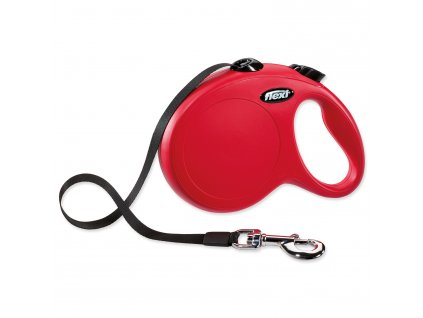 Vodítko FLEXI Classic New páska červené L - 5 m 1ks
