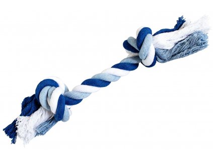 Uzel HipHop bavlněný 2 knoty 20cm/55g tmavě modrá, světle modrá, bílá