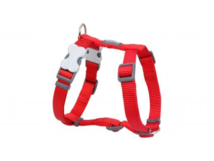 Postroj Red Dingo 1,2x30-44cm jednobarevný červená