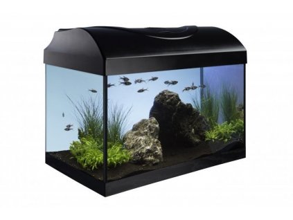 Akvarijní set 40litrů černý rovný 40x25x25cm