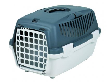 Transportní box CAPRI I. 32x31x48cm max.do 6kg - tmavě šedá/petrolejová