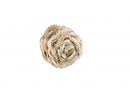 Míček s rolničkou z trávy 6cm