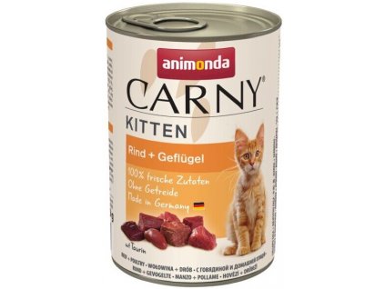 animonda carny kitten hovezi kureci 400 g