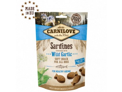 Semi Moist Sardines enriched with Wild garlic