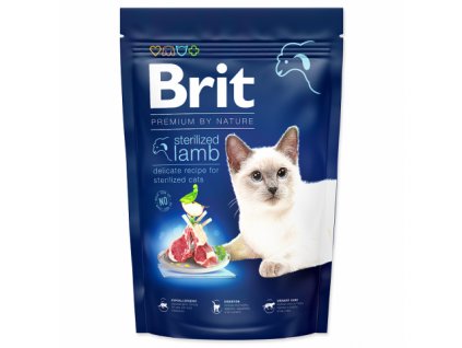 brit premium by nature cat sterilized lamb 1 5kg default