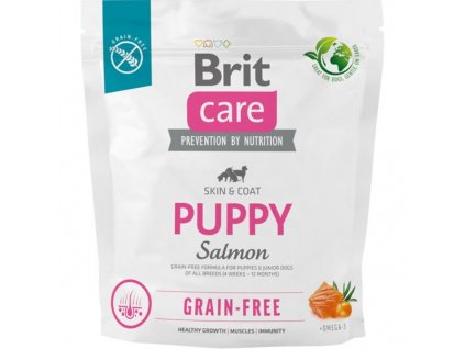 Brit Care Dog Grain-free Puppy Salmon 1kg