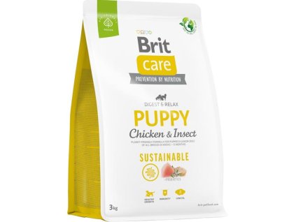 Brit Care Dog Sustainable Puppy Chicken & Insect 3kg