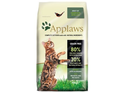 Krmivo Applaws Dry Cat Chicken with Lamb 400g