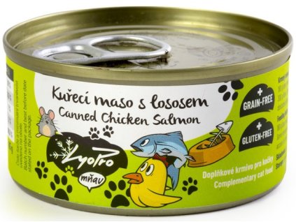 Lyopro Kuřecí maso s lososem 85g