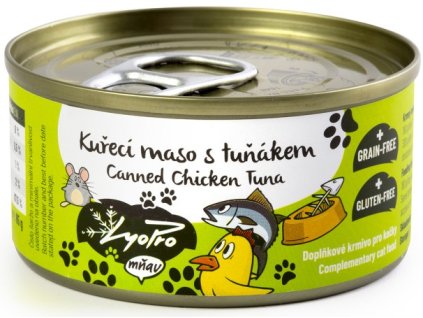 Lyopro Kuřecí maso s tuňákem 85g