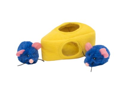 ZippyClaws Burrow Myšky v sýru – se šantou