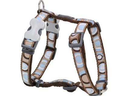 Postroj Red Dingo 12 mm x 30-44 cm - Circadelic Brown
